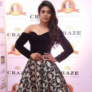 Actress Iniya in Black Dress at Dadasaheb Phalke Awards