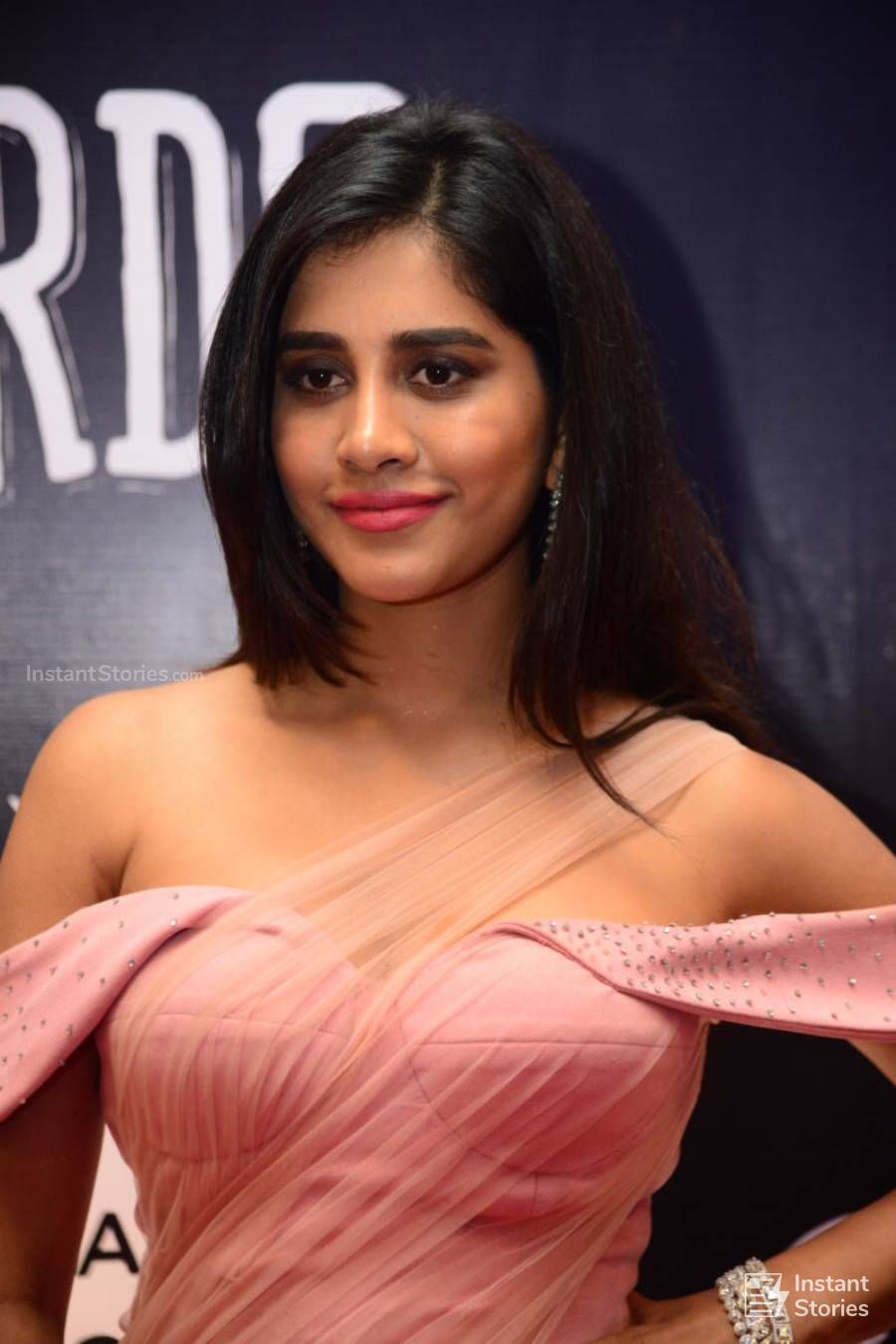 Nabha Natesh Hot Photos in Pink Dress at Dadasaheb Phalke Awards Event (9565) - Nabha Natesh