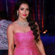 Actress Nandini Rai Photos at Zee Telugu Kutumbam Awards Event