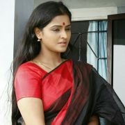 Remya Nambeesan New HD Beautiful photos in Red & Black Sarees (1080p)