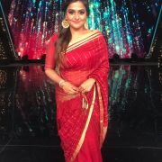 Remya Nambeesan New HD Beautiful photos in Red & Black Sarees (1080p)