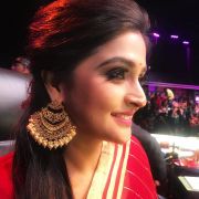 Remya Nambeesan New HD Beautiful photos in Red & Black Sarees (1080p)