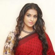 Remya Nambeesan New HD Beautiful photos in Red & Black Sarees (1080p)